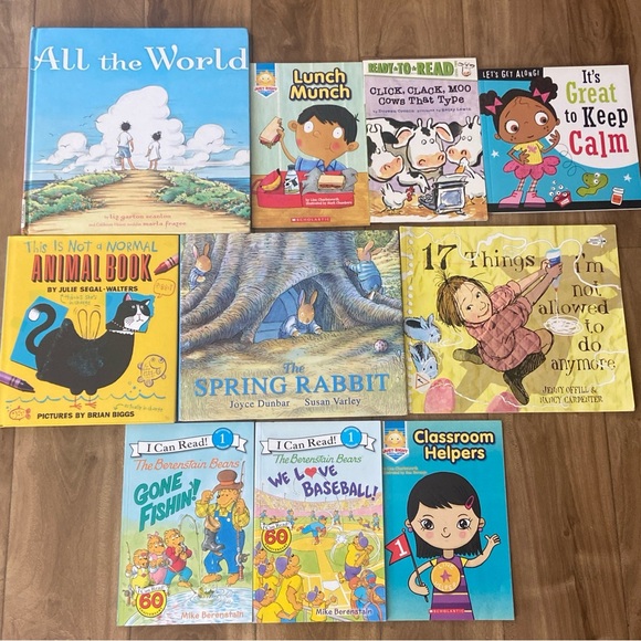 10 Mixed Assorted Children’s Books Pre-Owned Great Condition - Picture 1 of 9
